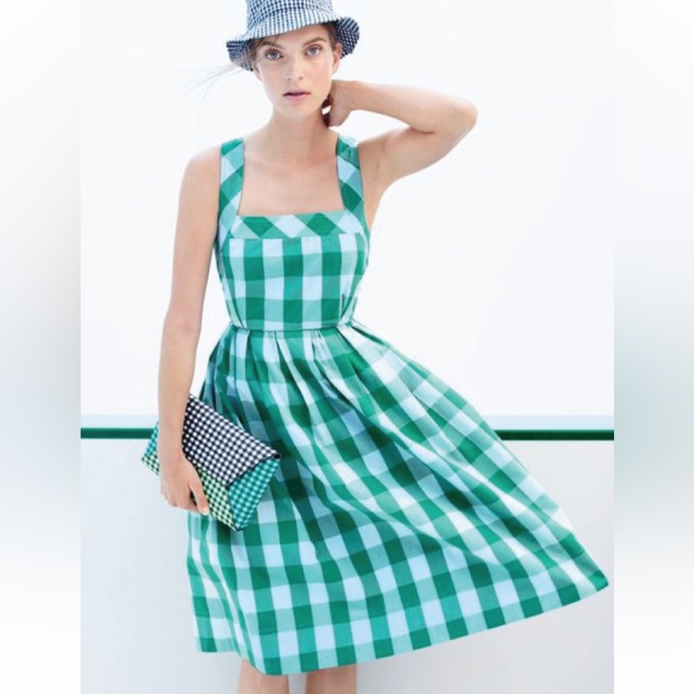 J. Crew Karina Gingham Dress
